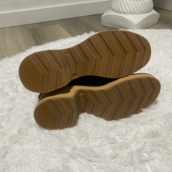 Sorel Women's Hi Line Heel Lace Boot Black Waterproof Size 8 NEW - Picture 9 of 11